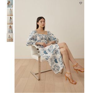 Reformation Gitane Linen Dress - Corsica